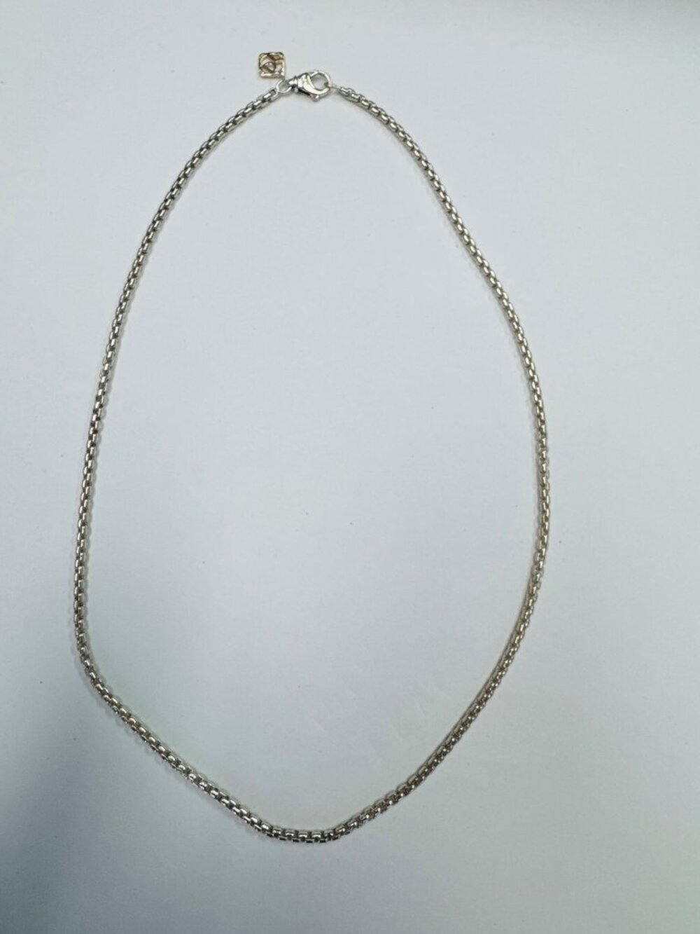 18 inch David Yurman Box Chain Necklace